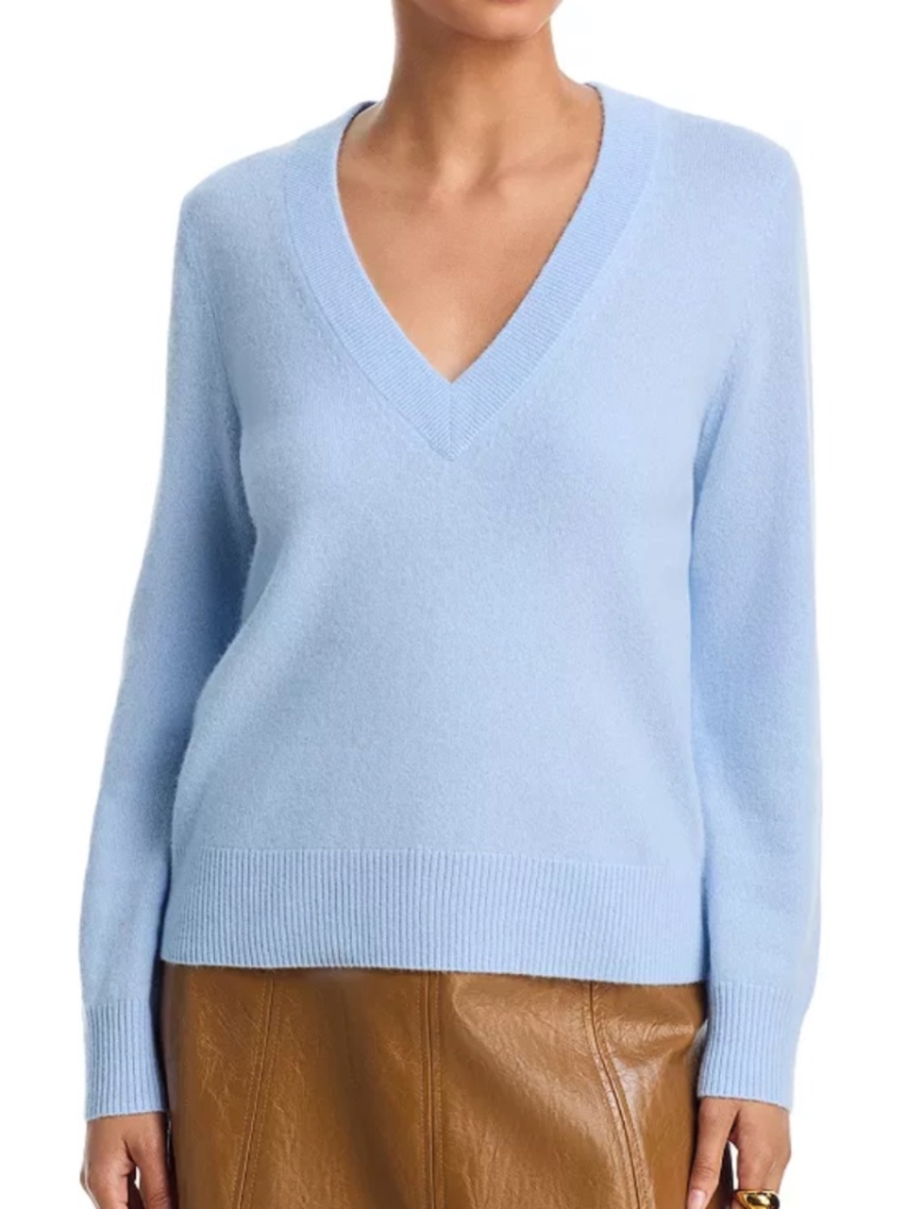 Modern Citizen Light Blue V Neck Sweater Size M